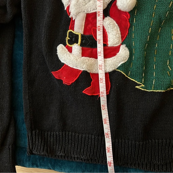 Vintage P’Galli ‘ugly’ Christmas sweater mini dress size M - Picture 6 of 7